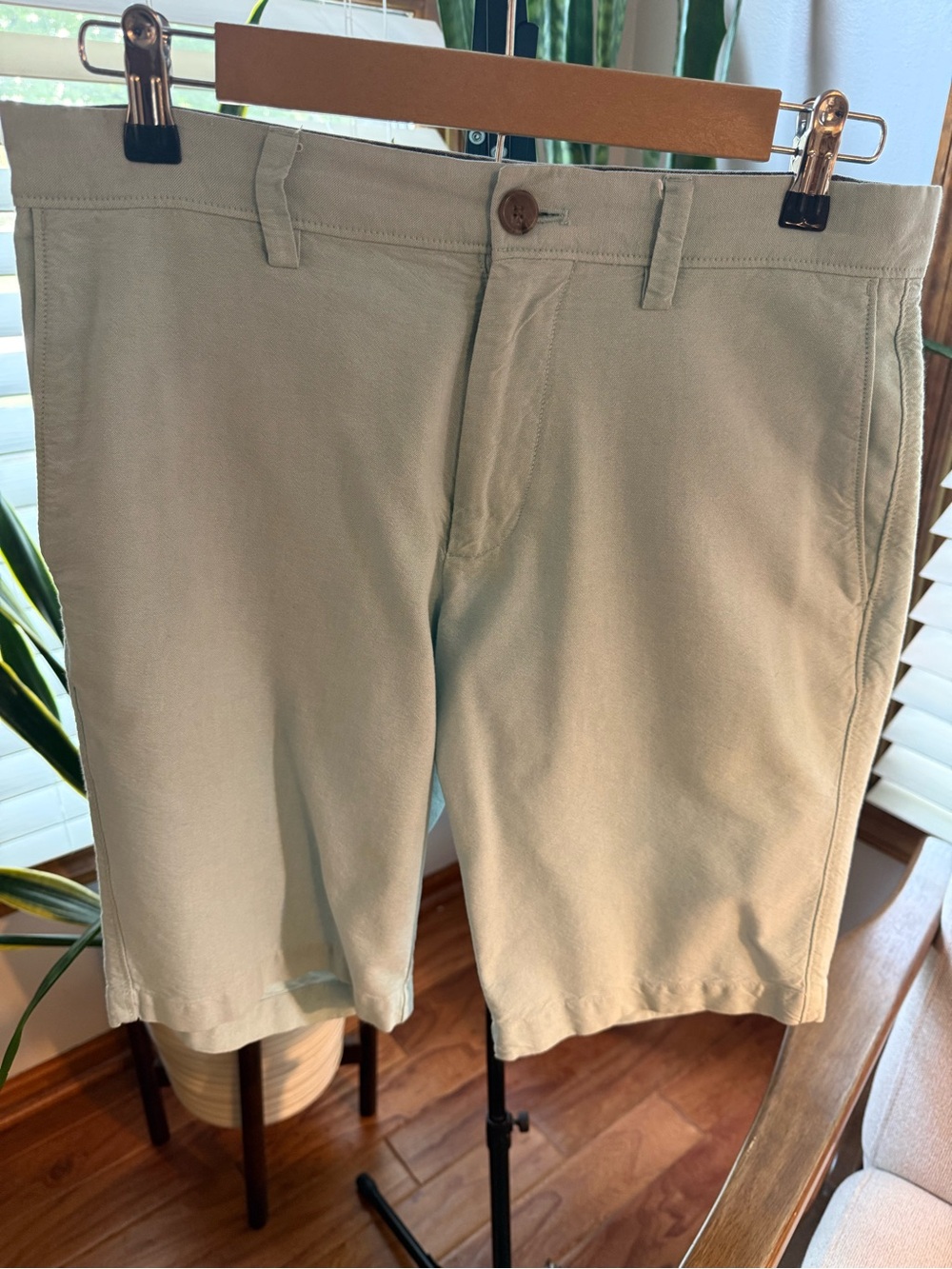 Banna Republic Men's Classic Cotton Chino Shorts in Teal